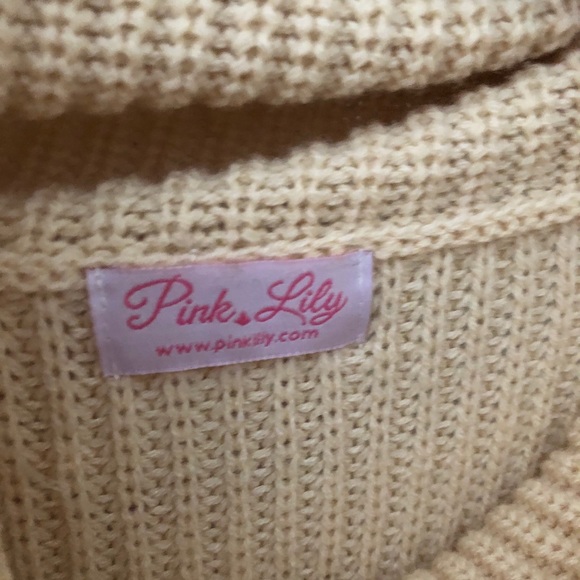 Pink Lily Boutique Color Block Turtleneck Sweater - Picture 6 of 8